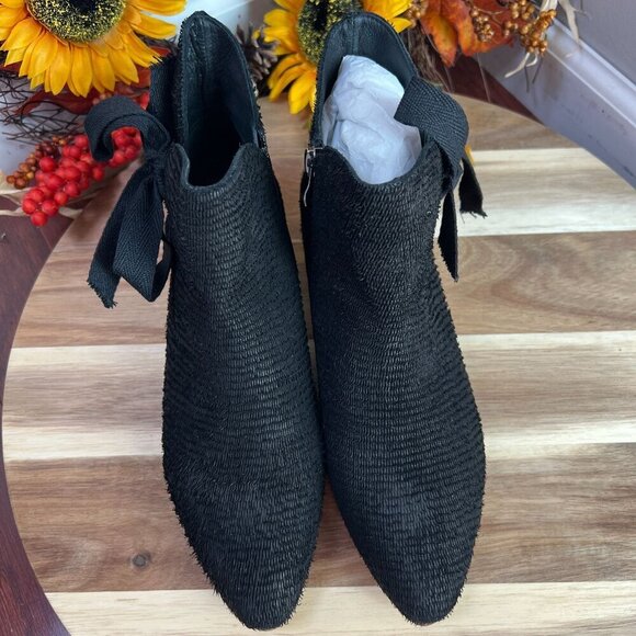 L34 Linden Women's Comfy Leather Winter Booties Sz 40EU / 9-9.5US in Black - Picture 3 of 11